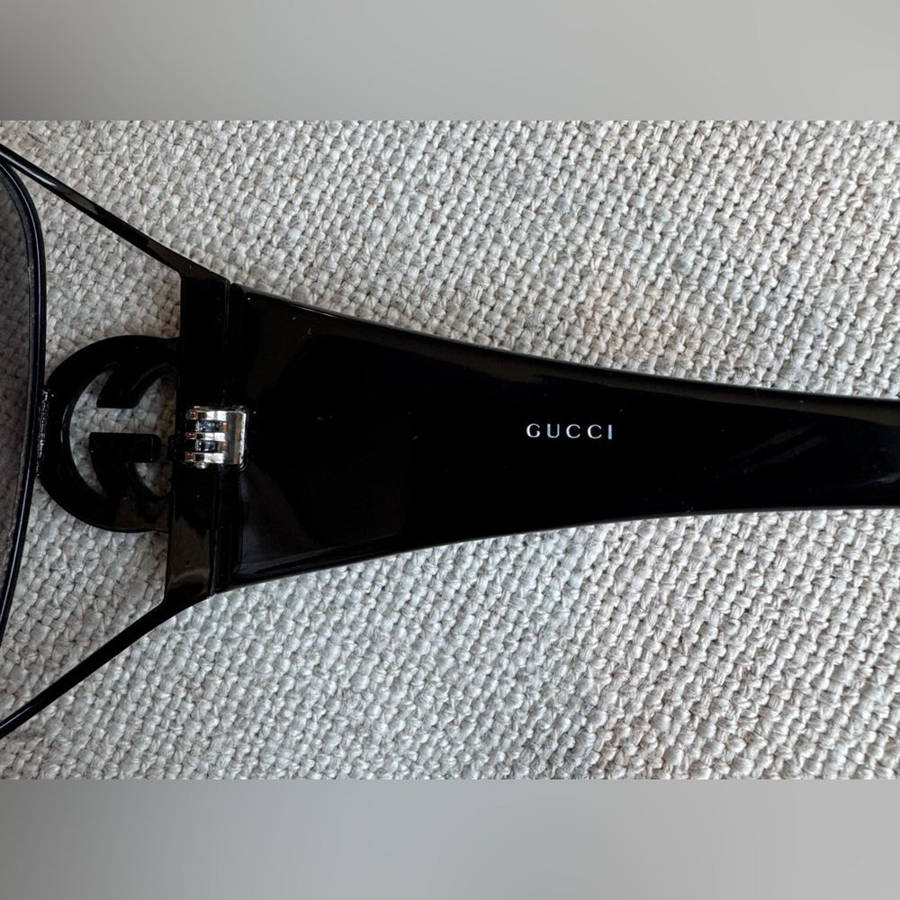 Gucci Sunglasses GG 2794/S 65ZZR  All Black Wrap Vintage Rare Oversized - Picture 11 of 13